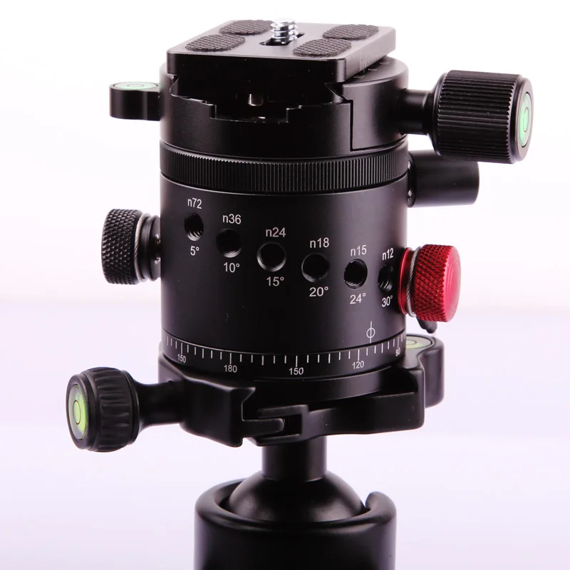 Новинка панорамная шаровая Головка с зажимом 10 градусов Вращающаяся головка с быстроразъемной пластиной для головки штатива камеры
