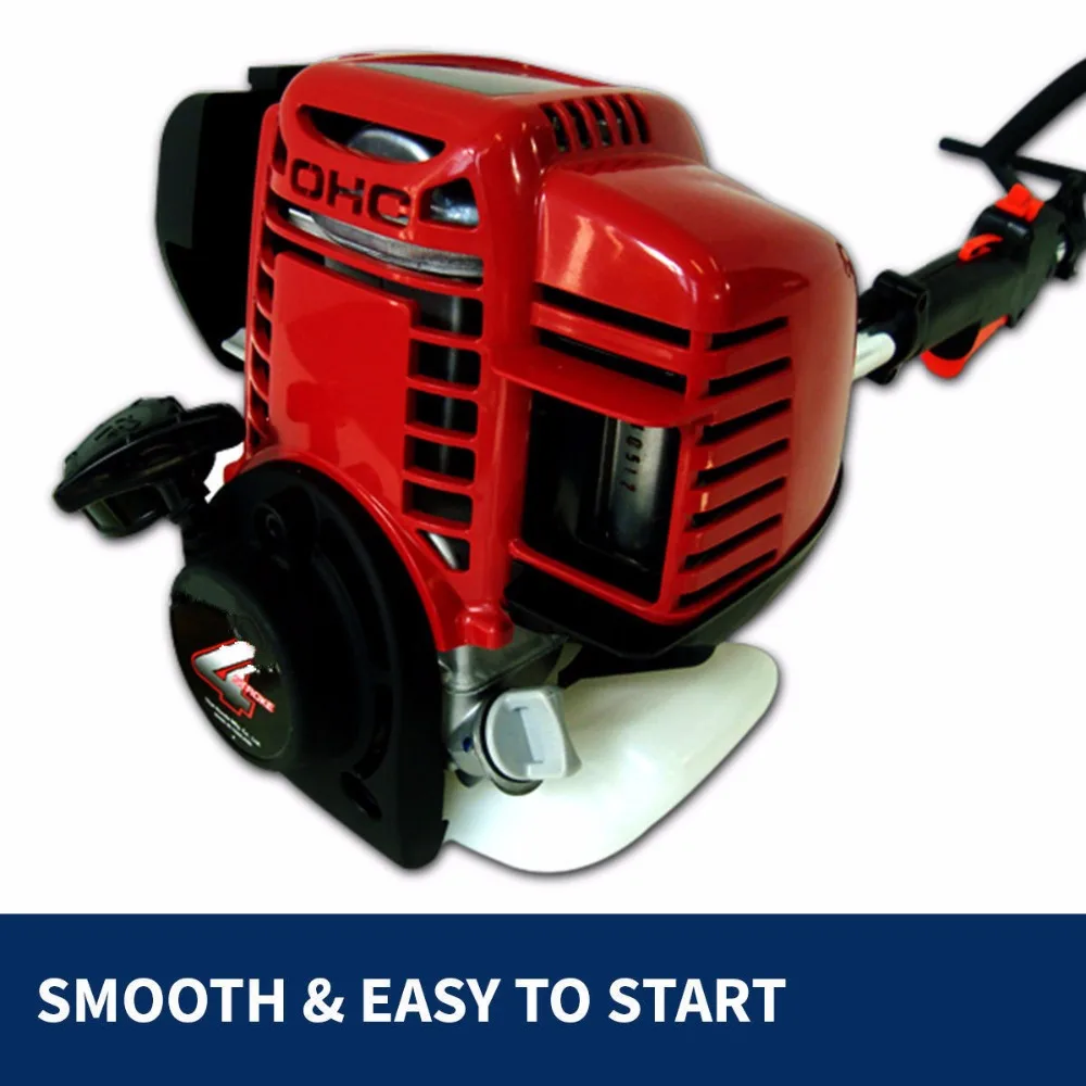2 in 1 Grass cutter with 4 stroke FK35 Engine Brush cutter Petrol strimmer Tree Pruner with Bicycle handle factory selling
