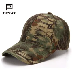 Bonés de beisebol camuflagem algodão para homens e mulheres, secagem rápida, esporte ao ar livre, snapback, papai chapéus, pesca, boné de camionista