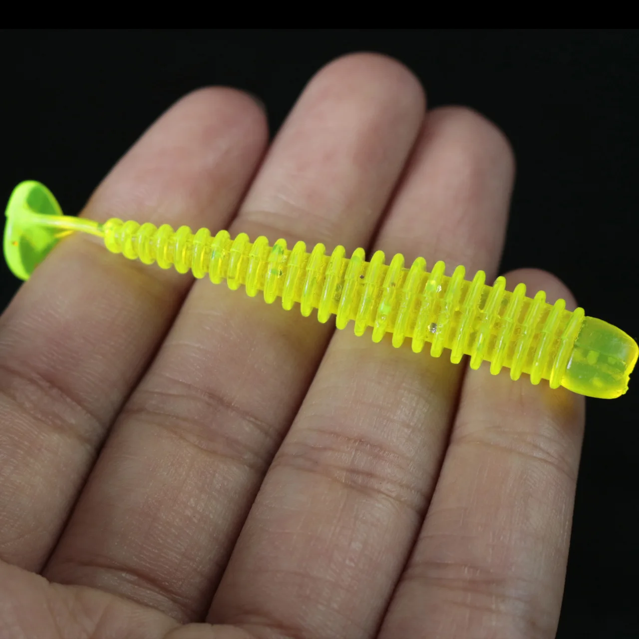 10 sztuk/partia połowów miękkie przynęty robak Grubs T ogon Wobblers sztuczne 5cm 6cm 7cm przynęty Jigging gumowe karpia ryby wędkarskiego — zdjęcie 7