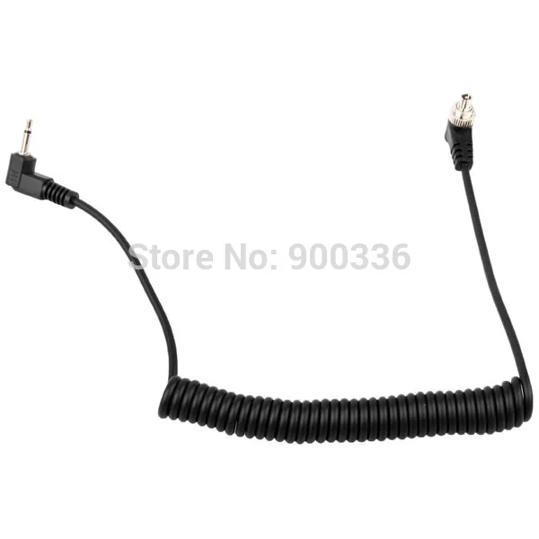 1pcs 2.5 mm 2.5mm to Male Flash PC Sync Cable cord length for canon nikon sony to flash light as yongnuo flash