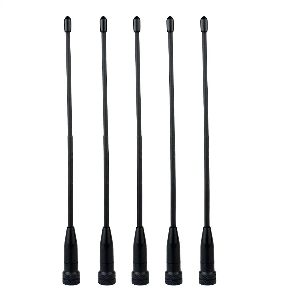 

5pcs SMA-M Antenna Dual Band VHF/UHF SMA Male for Wouxun KG-UV8D Radios NEW