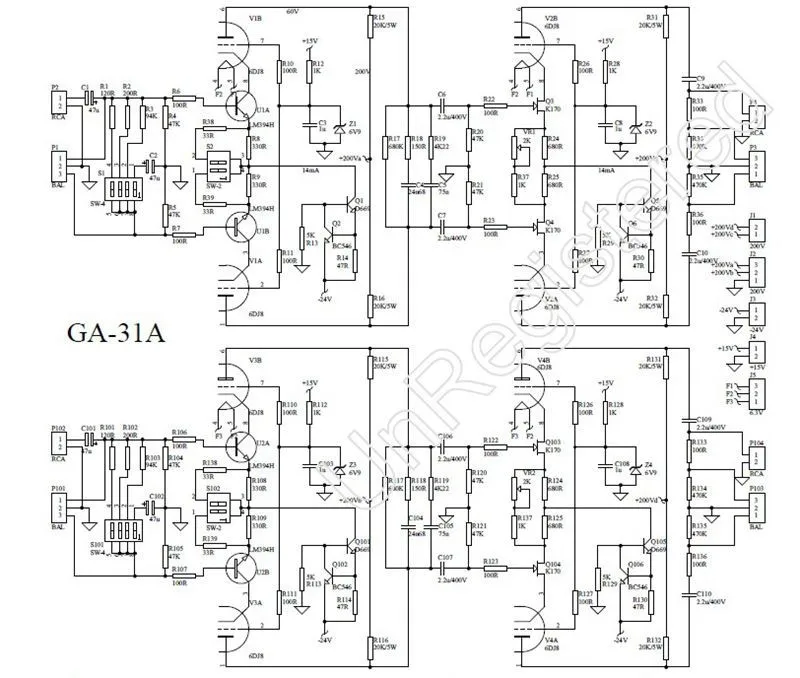 Tubo MM/MC Phono Preamplifier Kit PCBA Entrada Estágio Amplificador de Tubo Duplo LM394 por 6922/6DJ8 de ALTA FIDELIDADE de Áudio DIY