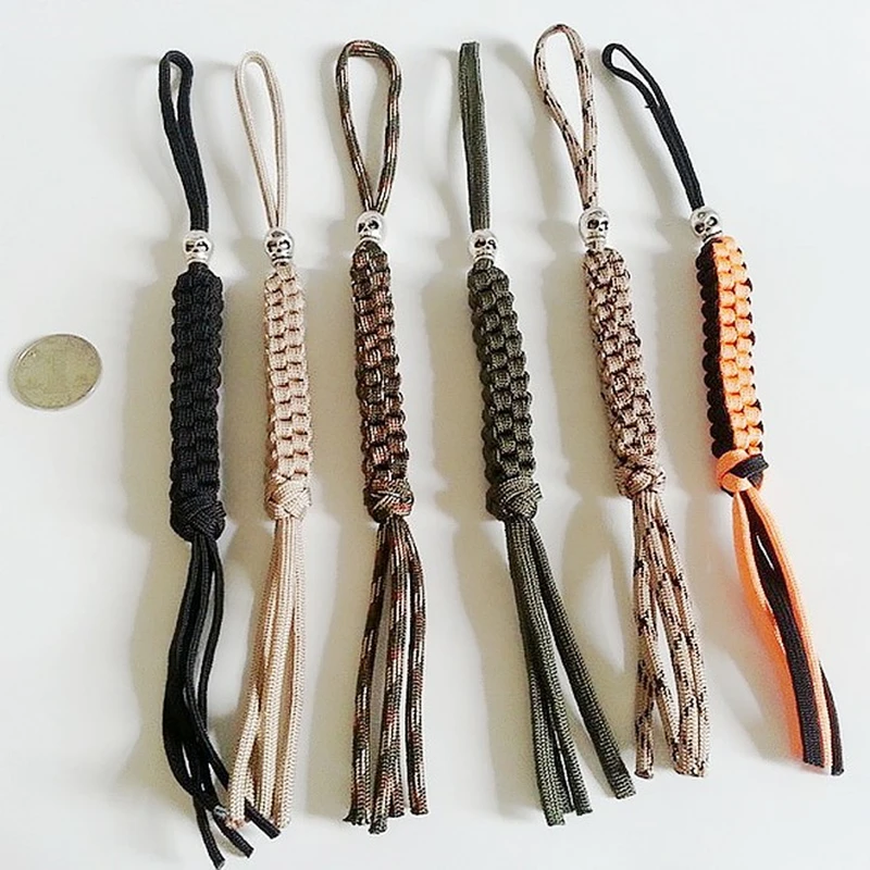 1PCS DIY Umbrella Rope Plait Corn Knot Knife Falling EDC Outdoor Tool Accessories Tool Pendant Personalized Decoration