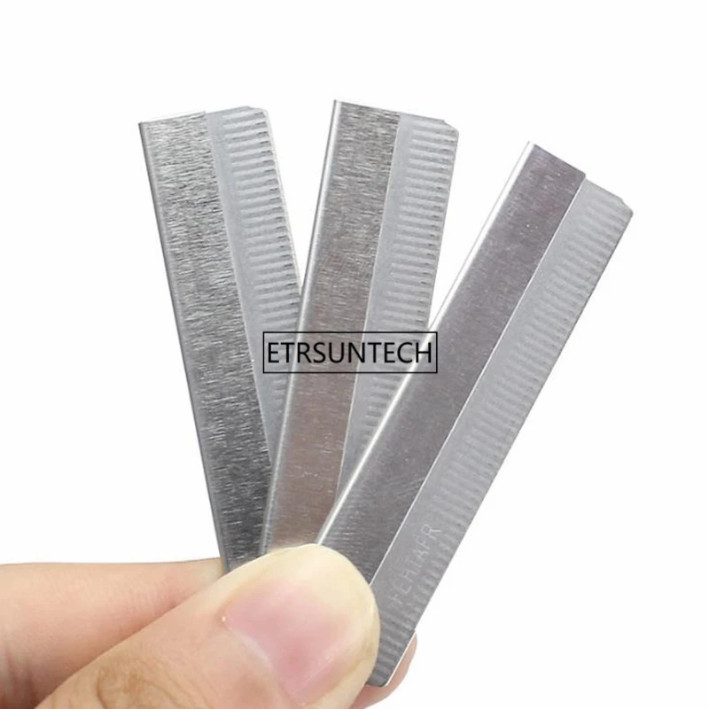 100sets Eyebrow knife studio makeup special eyebrow artifact stainless steel scraping eyebrow blade beauty makeup tools F3068