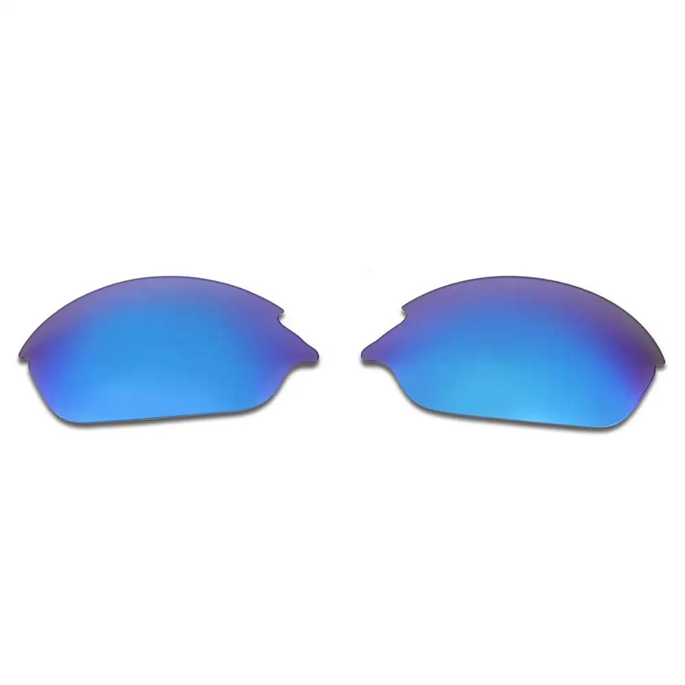 HKUCO For  Romen Sunglasses Mens Replacement Lenses Blue/Black 2 Pairs