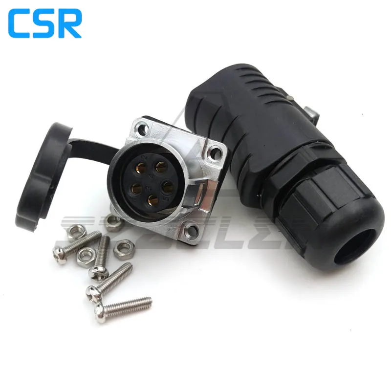 XHP20 Series, Waterproof Connector 5pin , Panel Mount Connector,Industrial Connector Plug And Socket