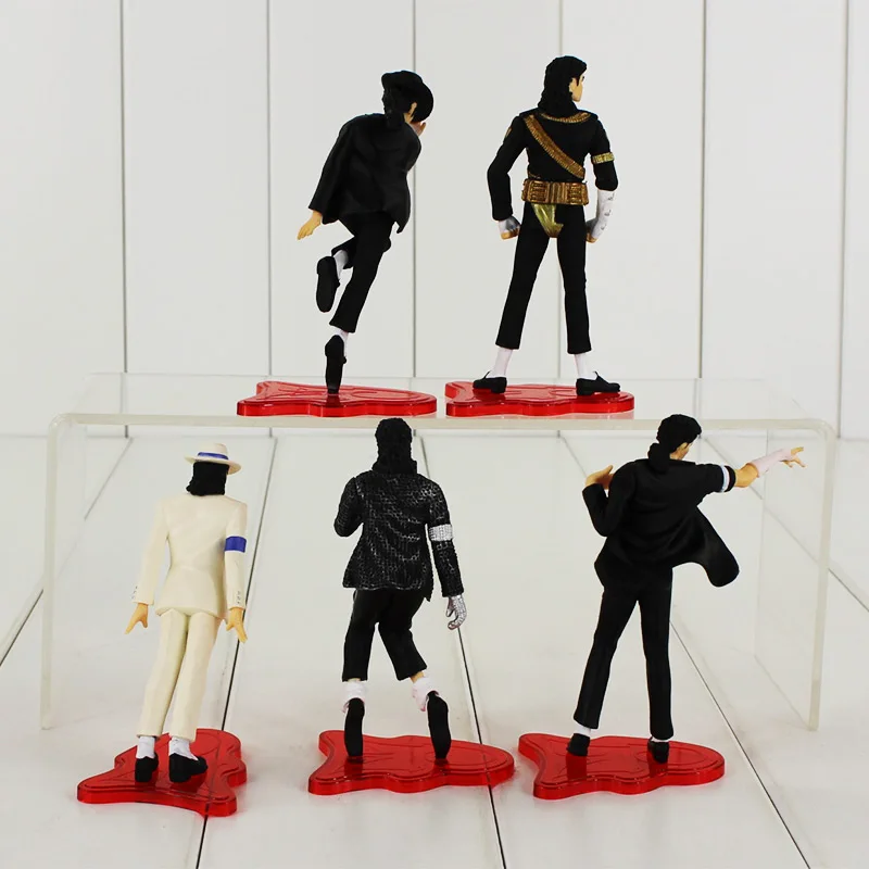 5pcs/set 12cm MJ Michael PVC Action Figure Collection Model Toys Dolls