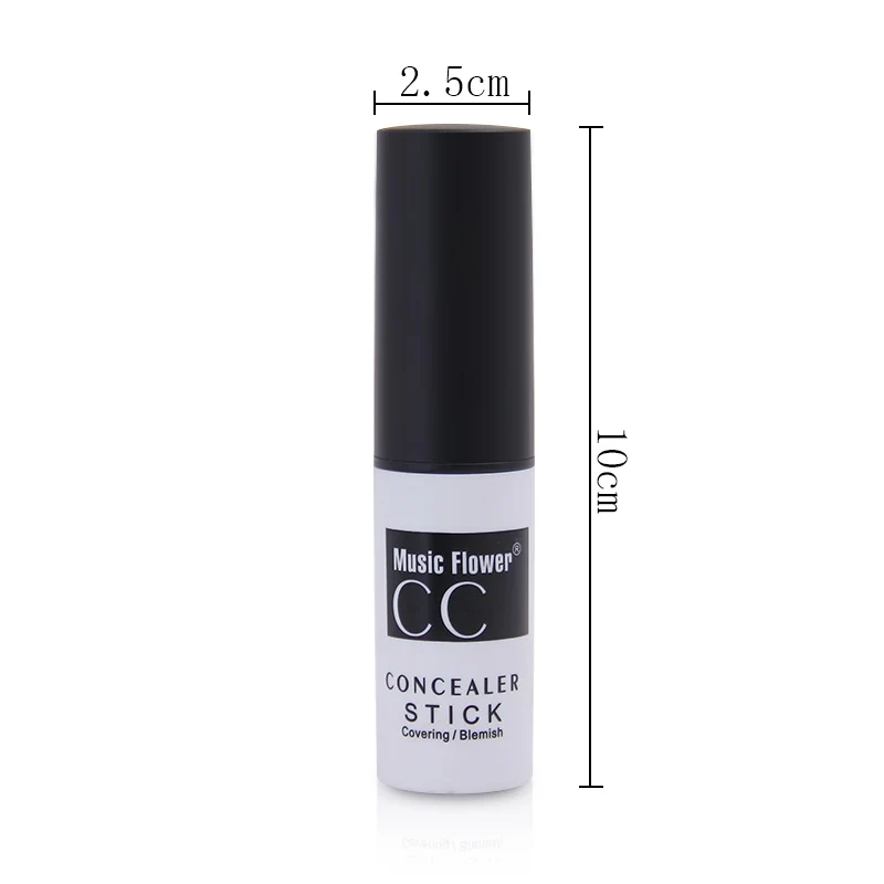 Marke Musik Blume CC Creme Concealer Stick Hochglanz V Gesicht Schatten Foundation Stick 3 farben net 8,5g
