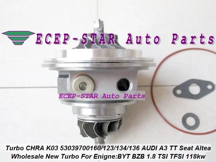 Turbo CHRA K03 53039880112 53039880123 06J145701RV 06J145701RX 06J145701JV 06J145701JX For Volkswagen For VW Passat B6 1.8 TSI