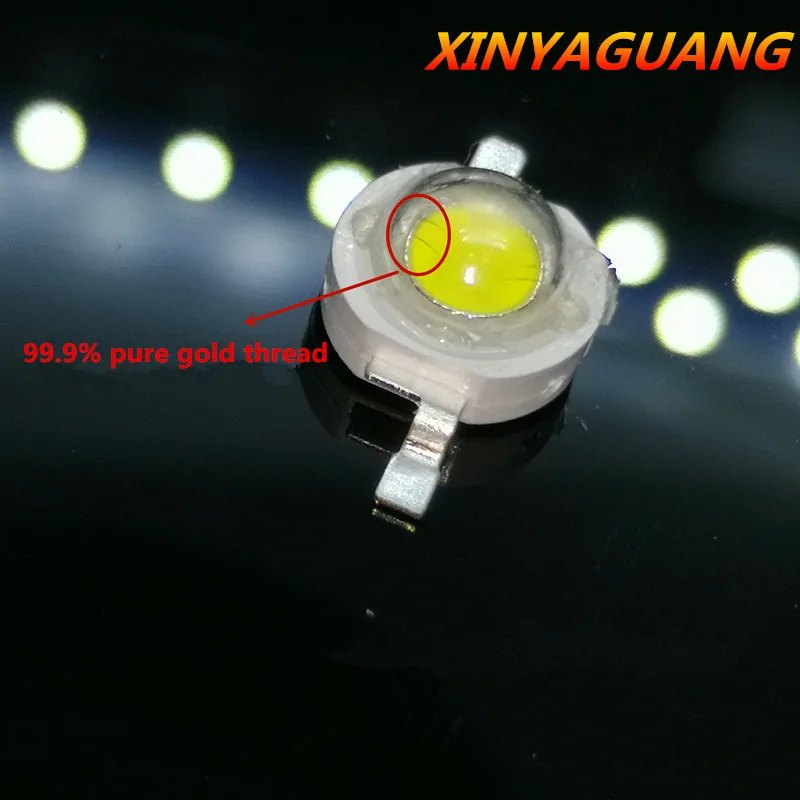 100Pcs LED COB Lamp Chip 1W 3W 3.2-3.6V Input 110-240LM Mini LED Bulb Diode SMD For DIY LED Floodlight Spotlight Downlight
