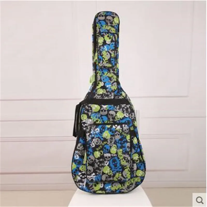 

40/41" folk guitar bag acoustic waterproof padded thick shockproof backpack case gig durable cover with Double Shoulder Straps