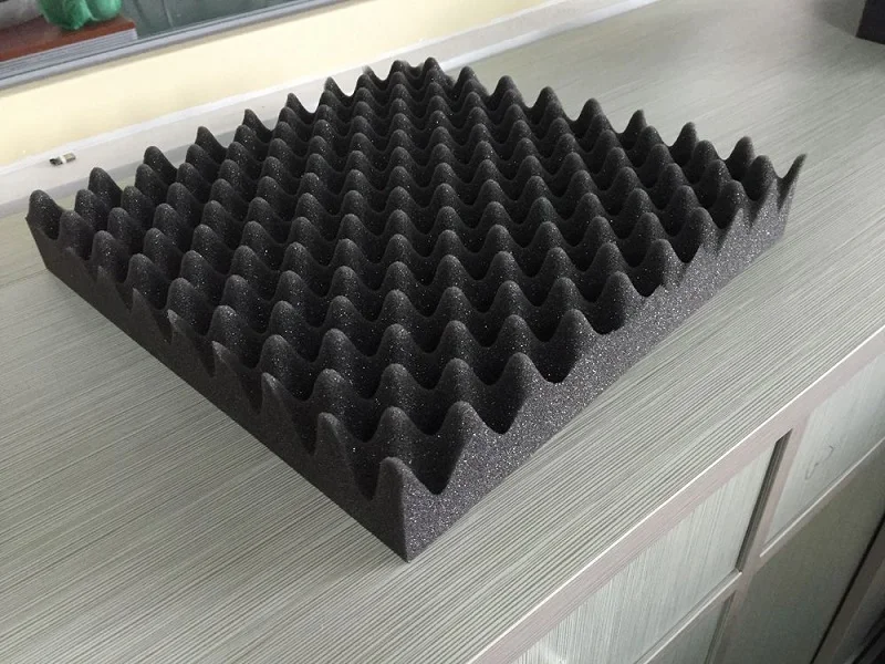 8 PCS Acoustic Egg Create Absorbing Insulation Sponge Foam in Charcoal Color