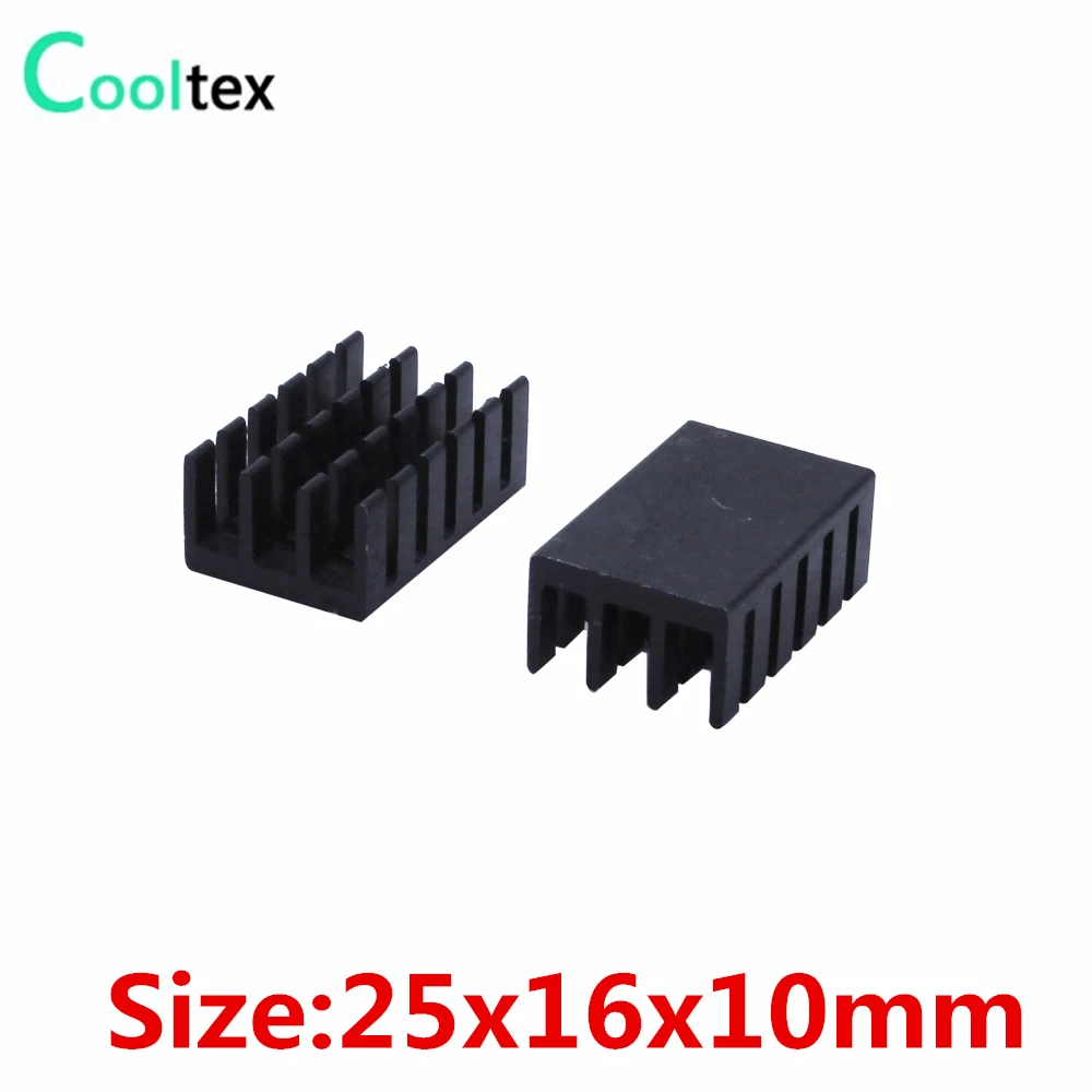 

(20pcs/lot) 25x16x10mm Aluminum heatsink radiator cooling for Electronic LED RAM CHIP computer 's component heat dissipation