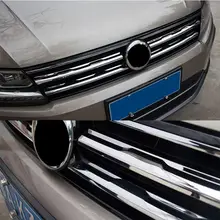 Front hood grille mesh sticker for VW Tiguan mk2 #4