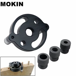 6/8/10mm Vertical Pocket Hole Jig Self Centering Dowelling Jig Hole Puncher Locator Drill Guide For Woodworking Carpentry Tools
