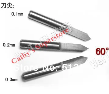 Import Tungsten Steel  6MM Shank, Flat Bottom CNC Router Tools, Cutting Bits,Carving Tools,V Shape Engraving Bit,