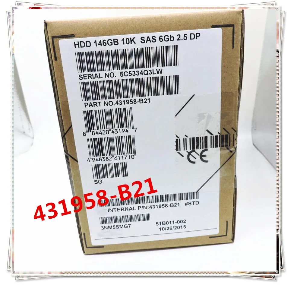 New for 431958-B21 432320-001 146GB SAS 2.5 1 year warranty