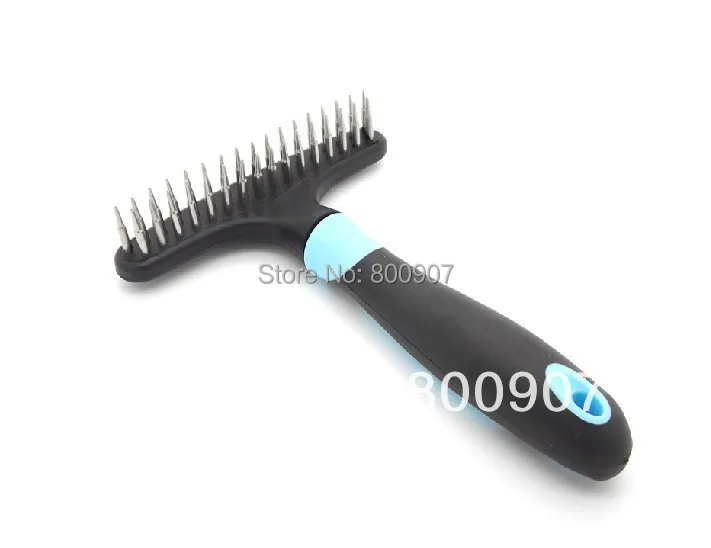 Dog Rake Deshedding Dematting Brush Comb Undercoat Rake For Dogs Cats Rabbits Matted Short or Long Hair Coats Brush for Shedding