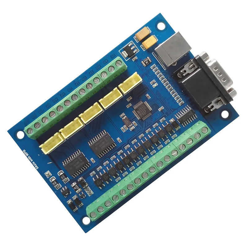 Placa controladora CNC, máquina de grabado USB MACH3, 5 ejes con tarjeta controladora de movimiento MPG paso a paso