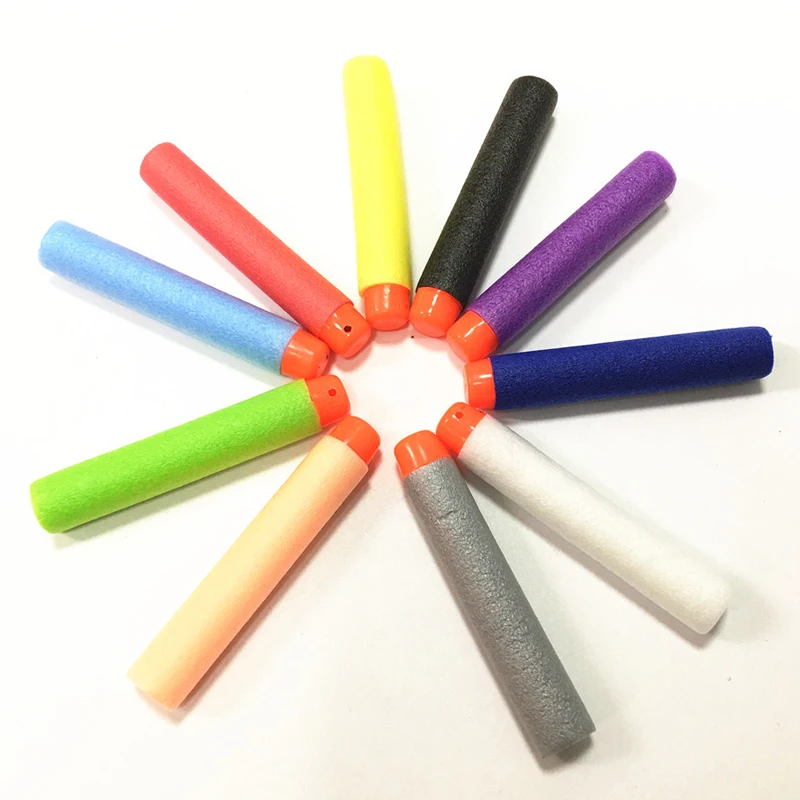 Refill Darts Bullets For Nerf N-Strike Elite Series Blasters Children Toy Gun Blue Soft Bullet Foam Guns Accessories Fake Gun