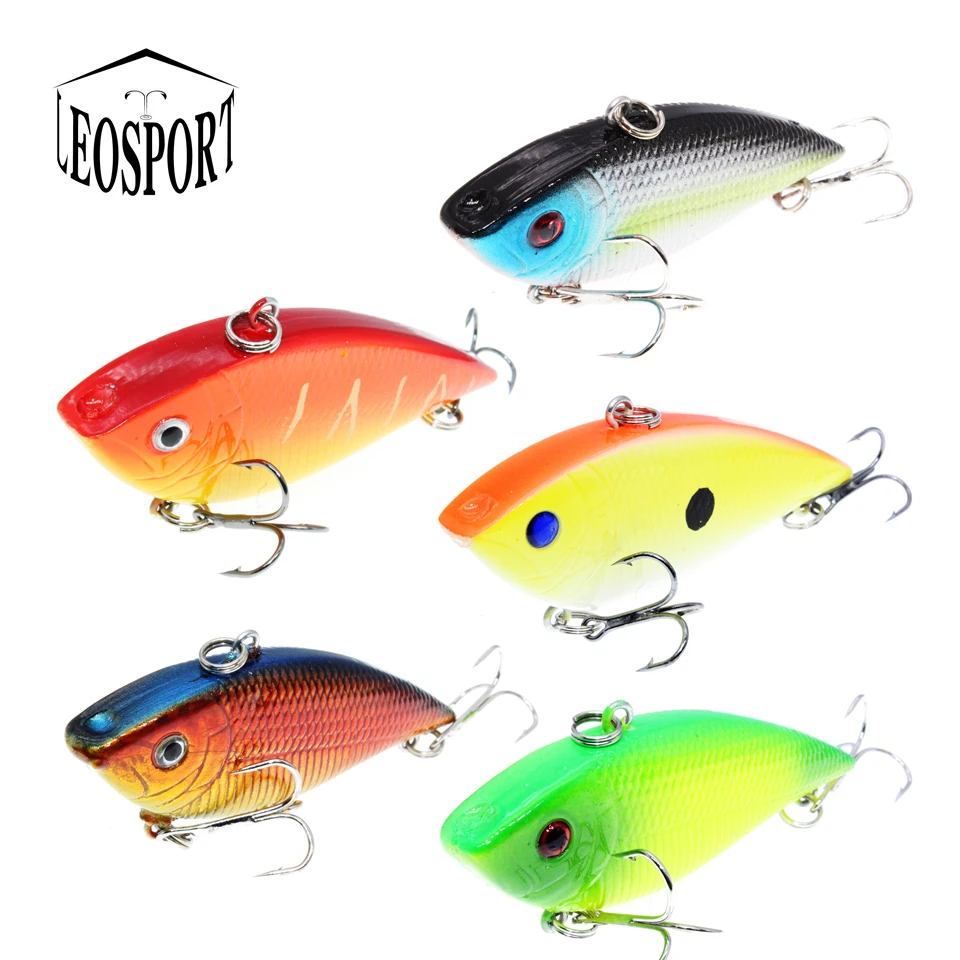 LEOSPORT VIB Baits Hooks Fishing-Lure Leurre Buster Jerk Slow-Sinking 70mm Big-Bass