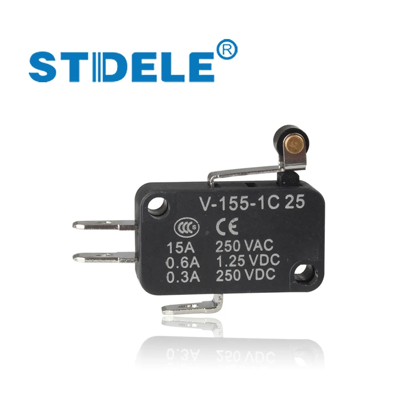 5 PZ Microinterruttore STDELE V-15.V-151.V-152.V-153.V-154.V-155.V-156.-1C 25 finecorsa interruttore di contatto d'argento