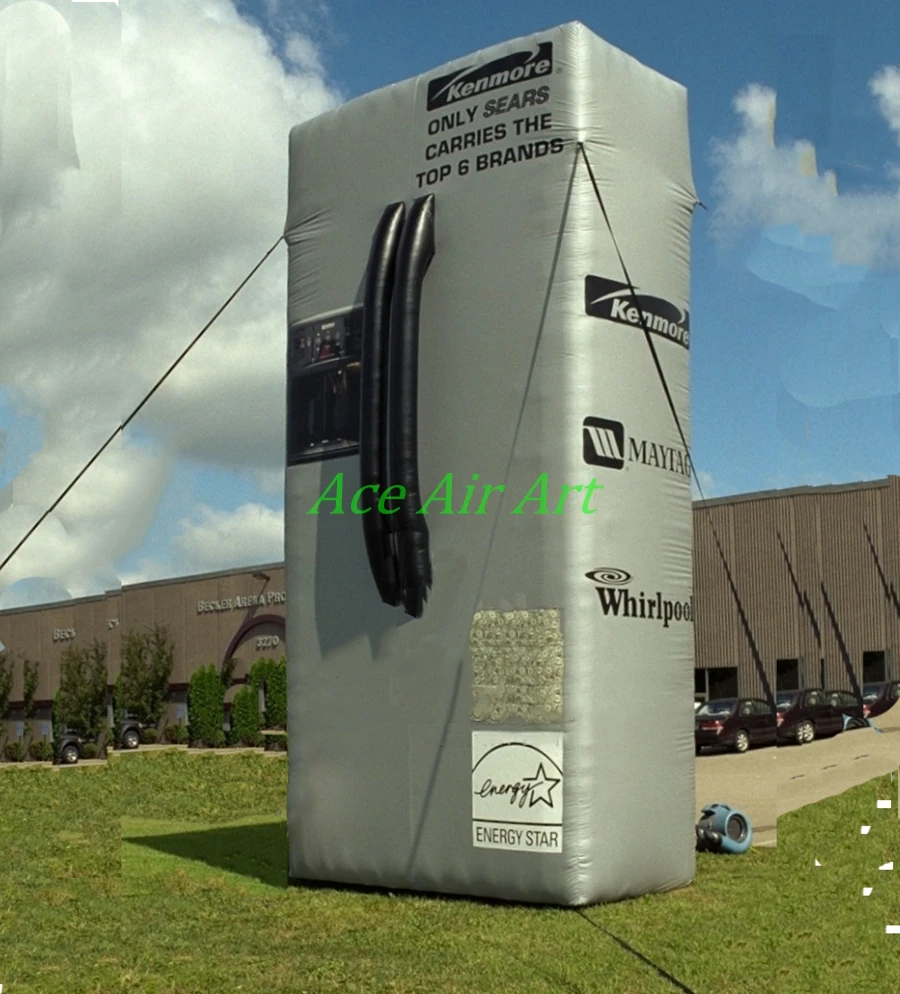 Custom Inflatable Refrigerator Replica For Sale, Inflatable Refrigerator For Advertising Display