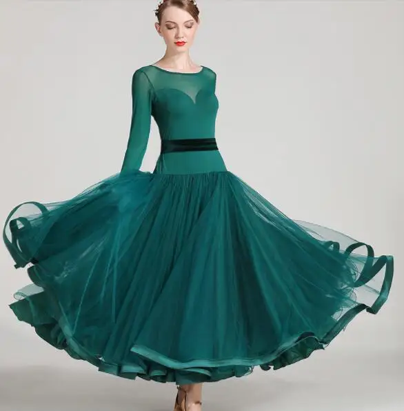 Ballroom dress waltz dress rumba standard smooth dance dresses S7007 Ballroom dance competition dress red wine red blue black