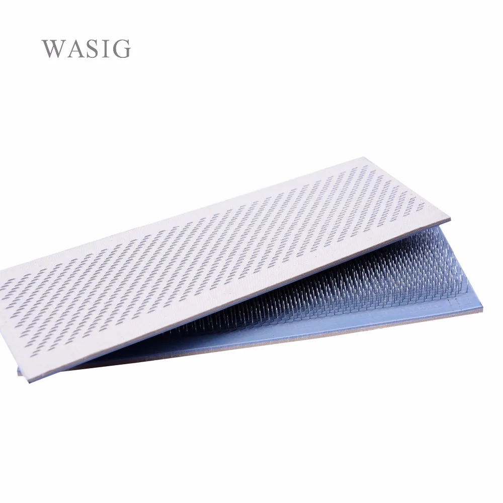 

24cm x 9cm Hair Drawing Mat pu Skin Pad Holder for bulk brazilian indian hair extension styling tools