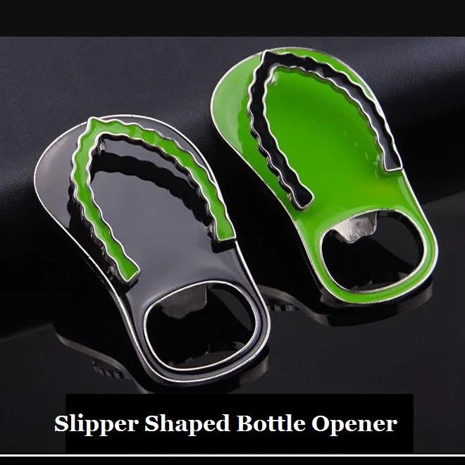 Cute Creative Beer Openers Slipper Shaped Sandal Flip-flop Beer Bottle Opener Cap ss1017