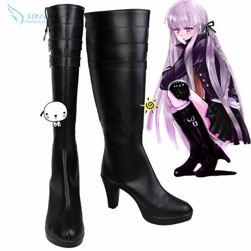 

Danganronpa Kirigiri Kyouko Cosplay Shoes Boots Professional Handmade ! Perfect Custom for You !