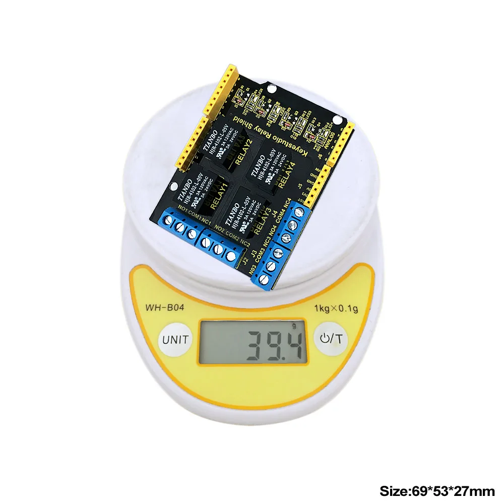 Keyestudio 4 channel 5V  Relay Shield module for Arduino UNO R3