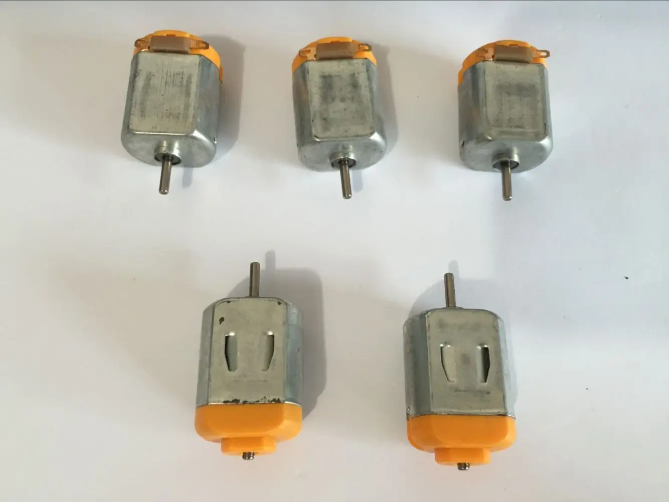 Mini Motor de eje de 2mm de diámetro, Terminal de juguete DIY, DC3-6V, 2000RPM, 5 uds.