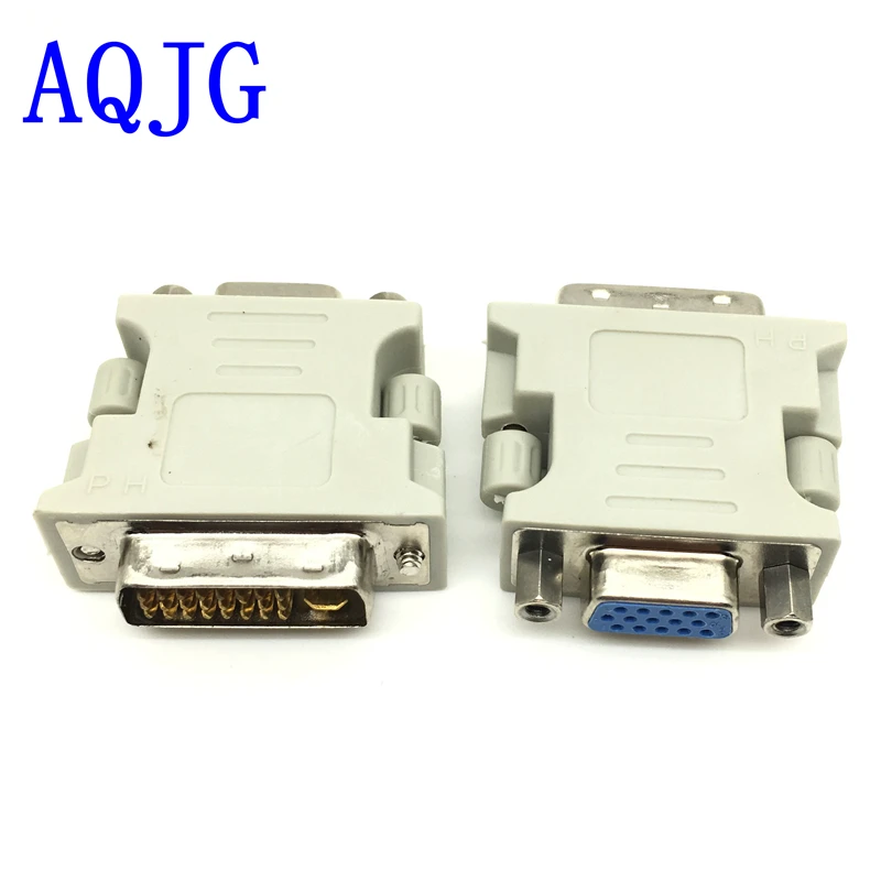 1080P DVI 24+5 Male to VGA Female Converter DVI to VGA adapter Video Converter Adapter Plug for HDTV LCD DVD Computer Projector