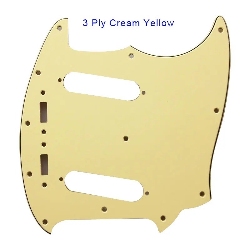 Feiman Guitar Parts Pickguard With 12 Screws For Fender American Mustang Guitar Pick Guard Best Quality Guitarra Scratch Plate