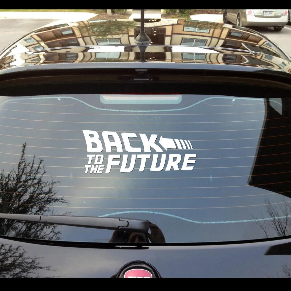 BACK TO THE FUTURE 2015 Marty Mcfly Emmett Brown Sticker Vinyl Decal Car Bumper