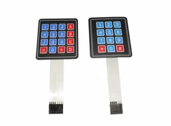 New 4 12 16 Key 4*4 Membrane Switch Keypad 1x4 3x4 4x4 Matrix Array Matrix keyboard for arduino smart car