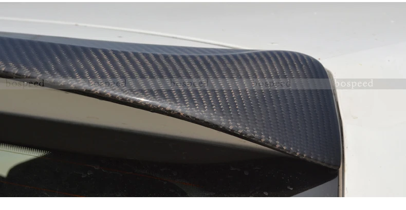 high quality Fit for Volkswagen GOLF 7 MK7 Model B modified carbon fiber rear wing with  rear spoiler wing no need drill holes