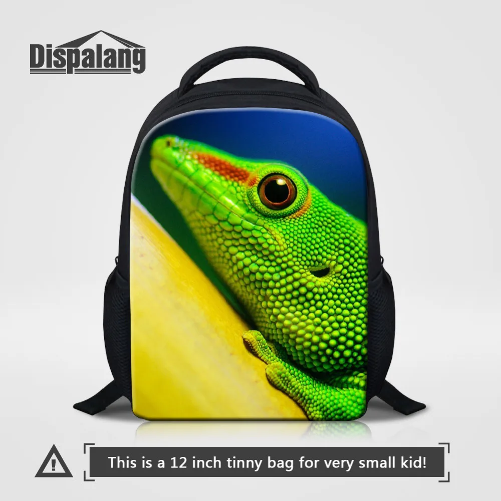 

Dispalang Lizard Kids Backpacks Baby Mini Schoolbag Animal Print Kindergarten Travel Bag Cool Children School Bags for Girls Boy