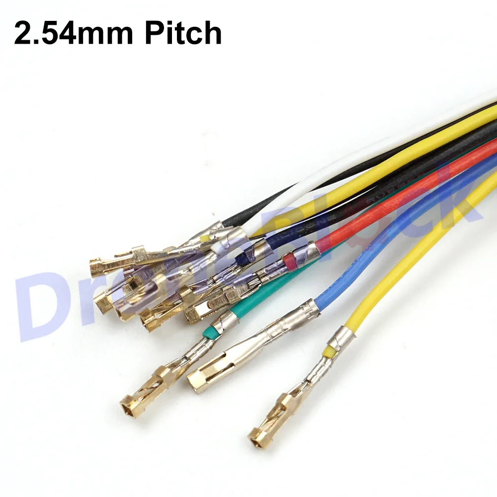 24Pcs 6 colors Pre-crimped Cables SPRacing F3 Pixhawk apm F4 CC3D GPS Telemetry OSD silicon wire 20cm