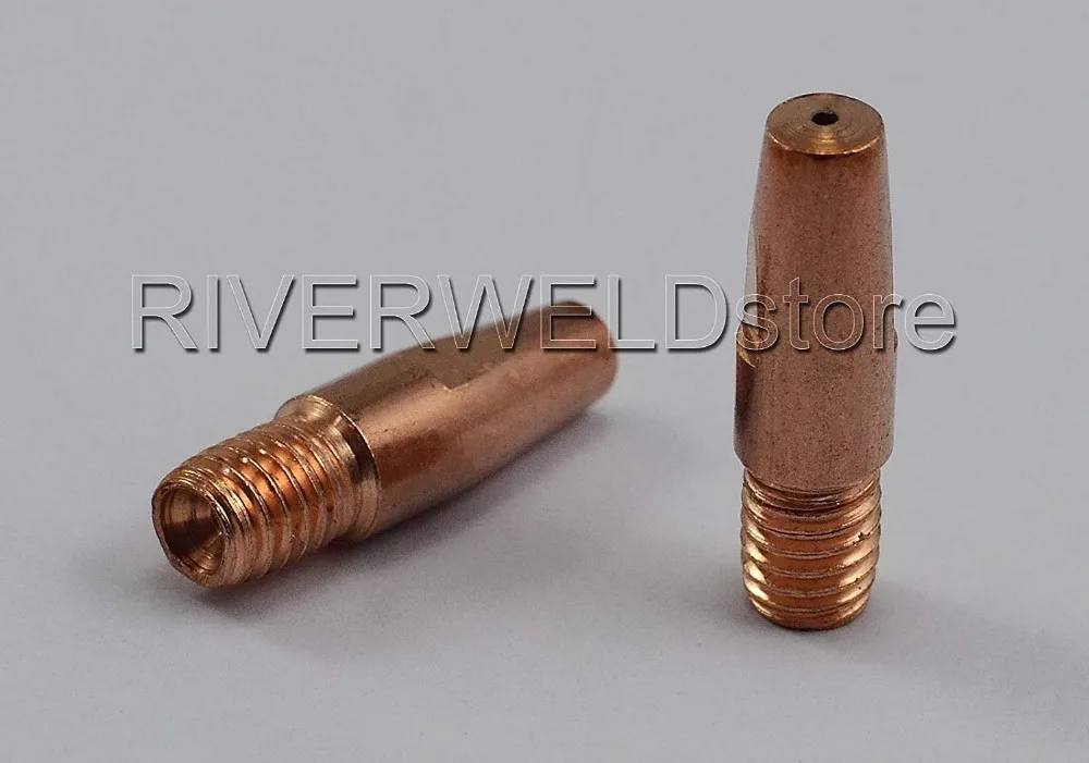 20pcs CO2 MIG Contact Tips 0.8 (0.9, 1.0, 1.2 are optional) Consumables Accessories For 36KD MB36 MAG MIG Welding Torch/Gun