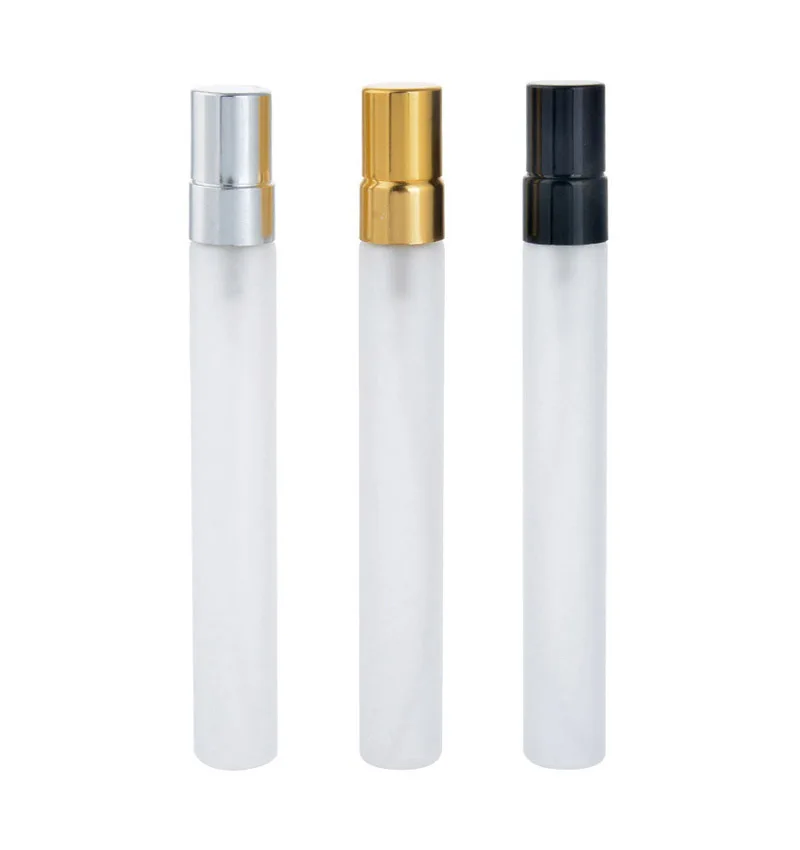10ml Milchglas Spray Flasche Aluminium Parfüm Zerstäuber Probe Geschenk Leere Kosmetische Behälter für Travil Container – Detail 3