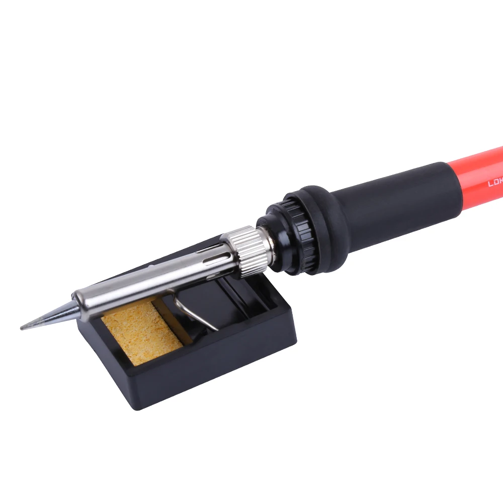 Mini Micarta Soldering Iron Stand Holder Welding Solder Soldering Stand With Clean Sponge