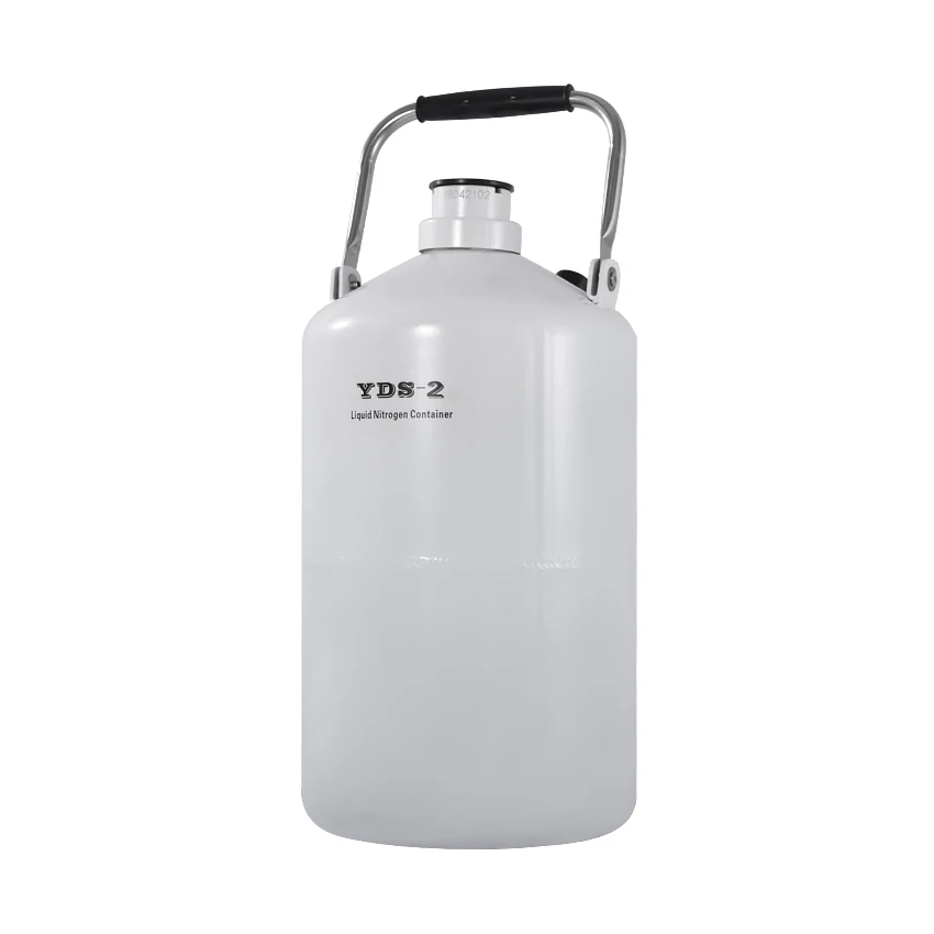 2L YDS-2 Aluminum Alloy Liquid Nitrogen Containers Liquid Nitrogen Container Dewar nitrogenio liquid