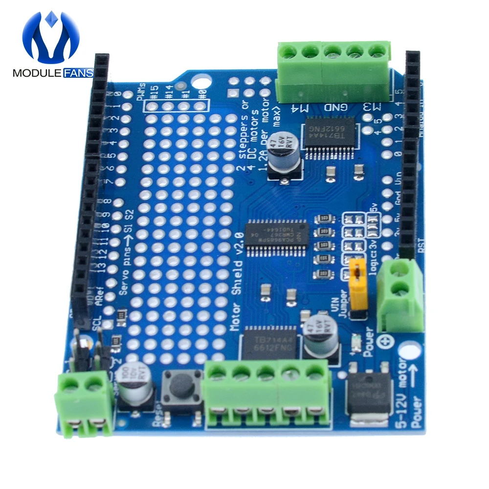 Módulo de Motor paso a paso TB6612 IIC I2C Mosfet, módulo de protección de servocontrolador PCA9685 para Robot Arduino PWM Leonardo, reemplaza L293D