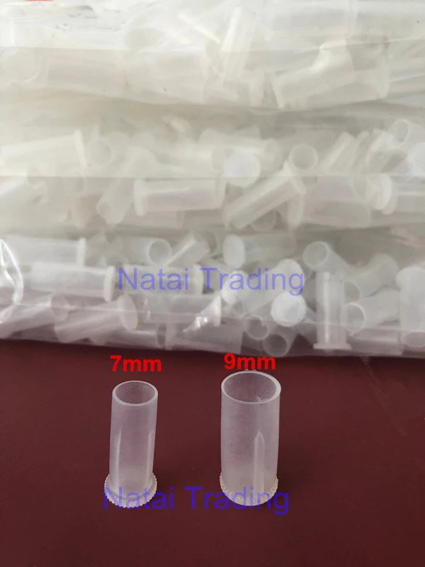 350pcs diesel common rail injector nozzle dust cap inner diameter 7mm and 9mm injector parts