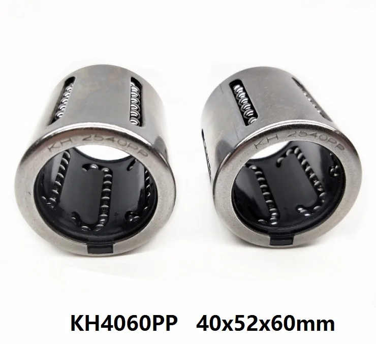 

10pcs/lot KH4060PP 40mm pressing linear ball bearings bushing for cnc router 40x52x60 mm KH PP