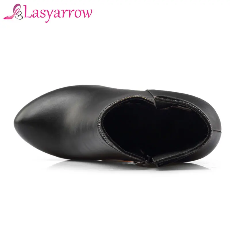 Lasyarrow stivali donna stivaletti invernali per le donne sexy hig tacchi piattaforma stivali bota feminina Nero Rosso Marrone Plus Size 46RM012