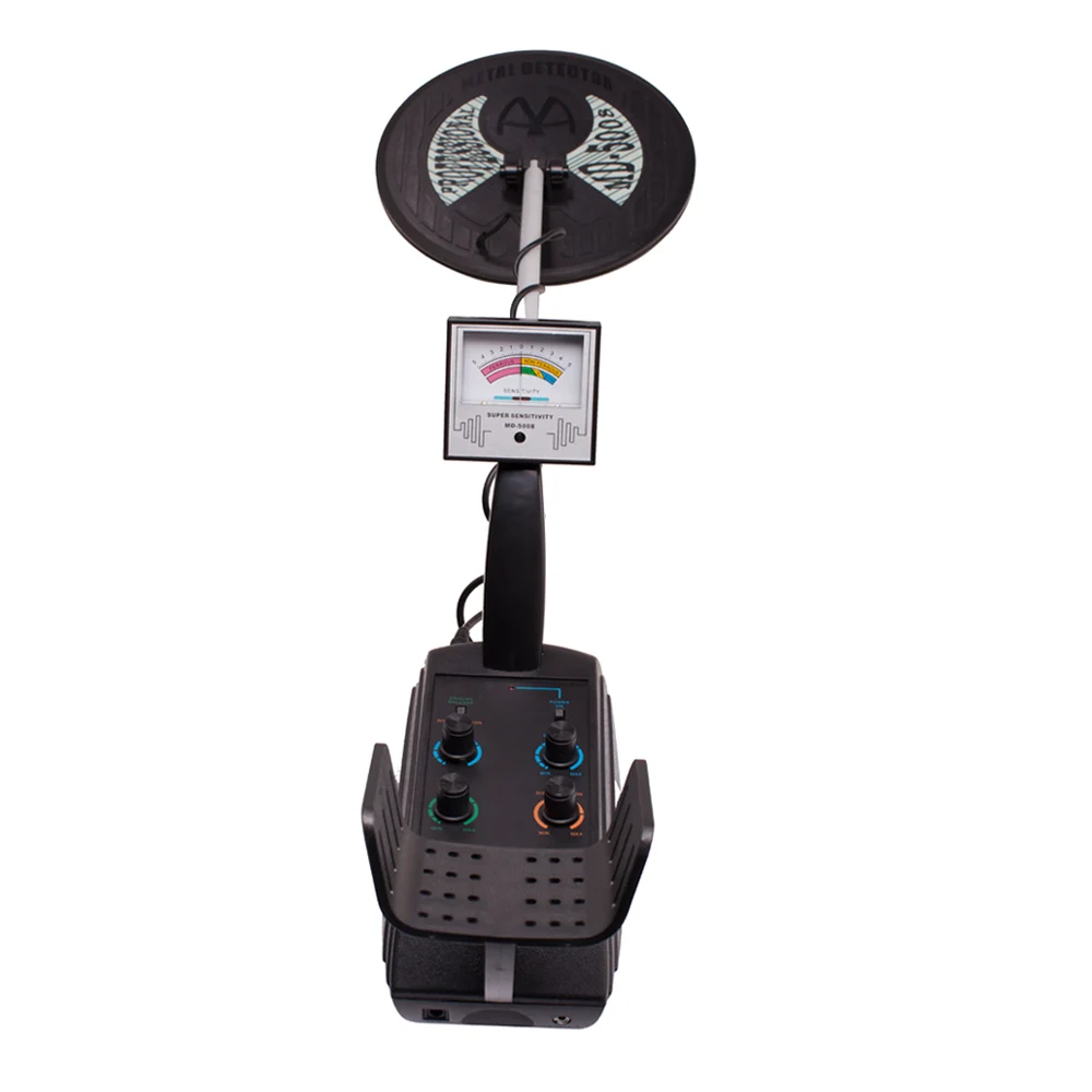 MD5008 Professional Underground Metal Detector with Ground Balance Up to 5m Depth  Dual Coils Ferrous/NonFerrous Discrimination